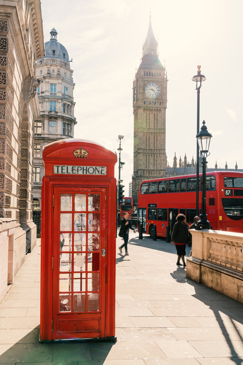 Red Telephone Booth in London