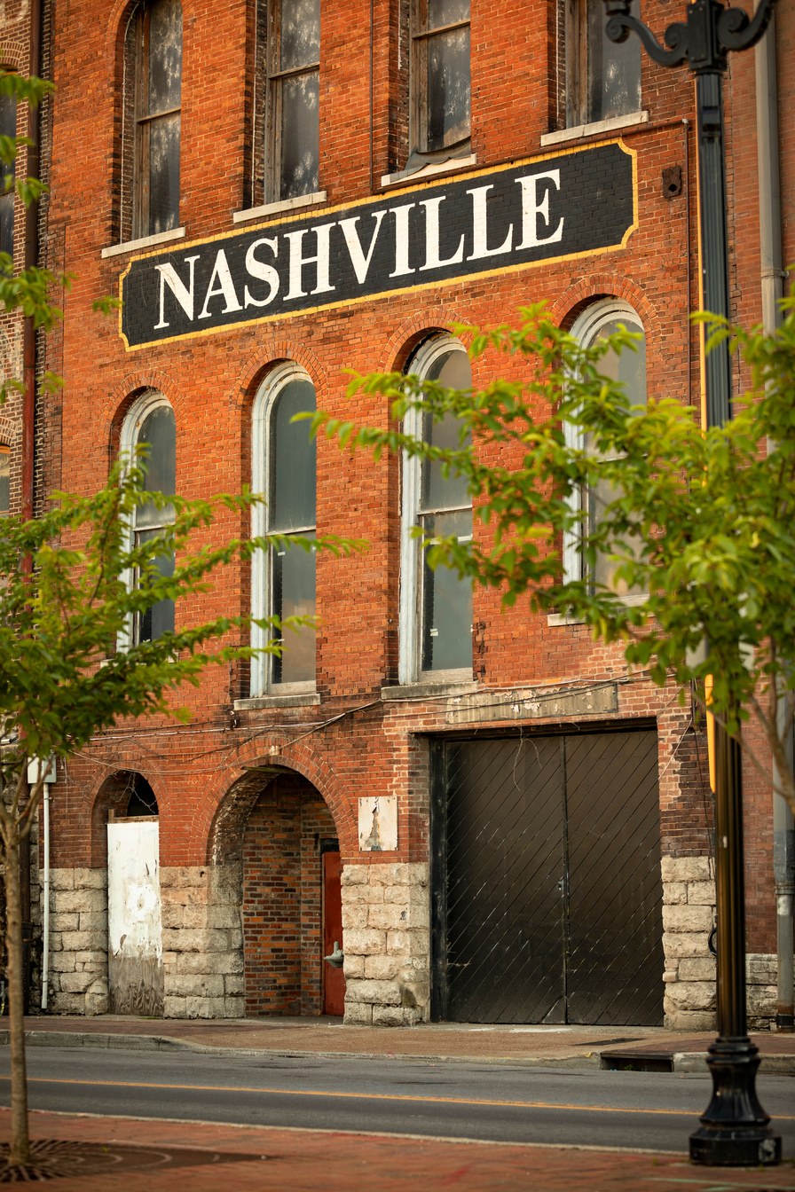 Nashville Tennessee USA city sign